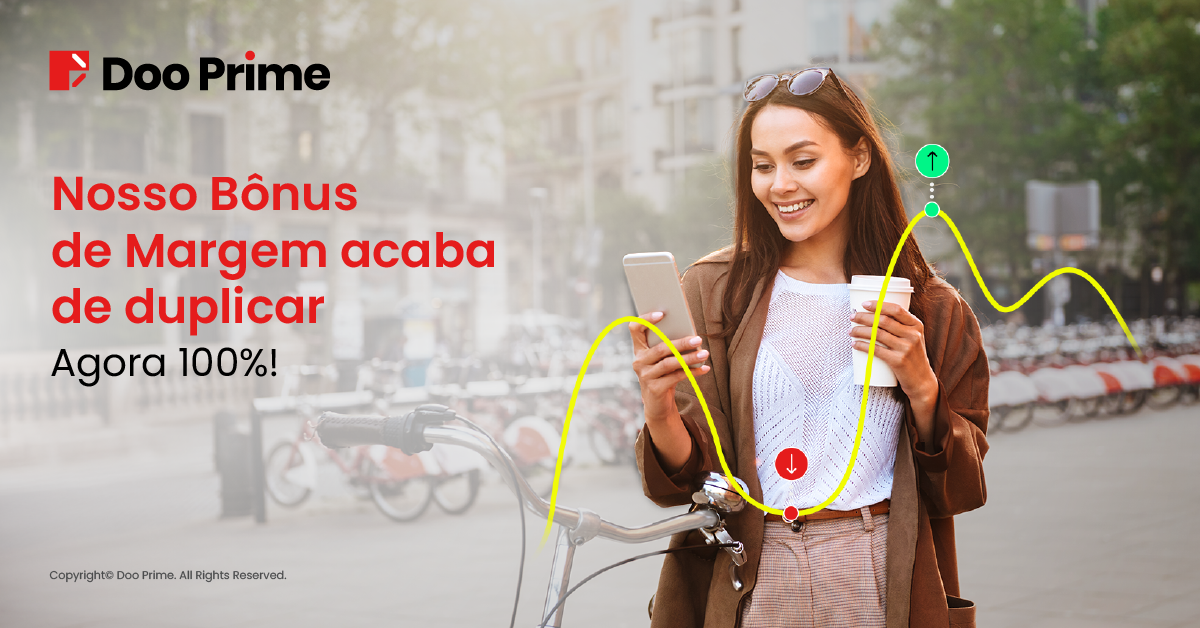 Bônus de Margem de 100% agora disponível na Doo Prime